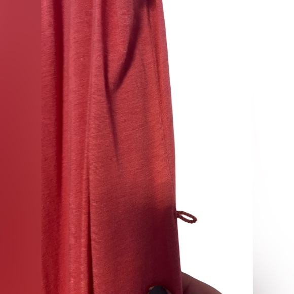 Theory Faricaem K Women’s Pink Coral Sleeveless Flowy Tunic Dress SzP Airy - Picture 7 of 11